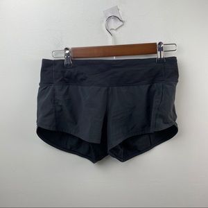 lululemon speed short black